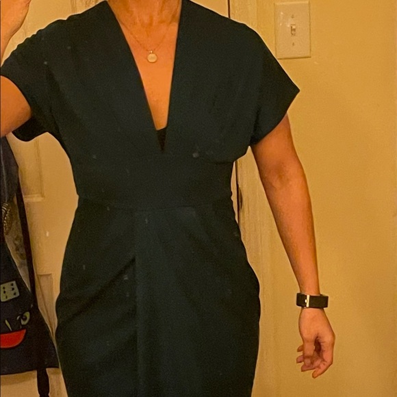 Gathered Empire Waist Dress • M - Picture 7 of 7